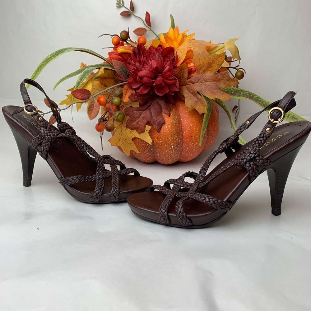 BCB GIRLS t-strap heeled sandals size 6